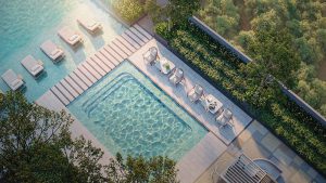 parkside pool top view